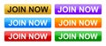 Join now buttons