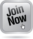 Join now web button Royalty Free Stock Photo