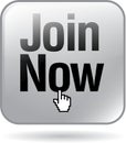 Join now web button Royalty Free Stock Photo