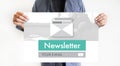 Join Register Newsletter to Update Information and Subscribe Reg Royalty Free Stock Photo