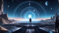 Tomorrow\'s Tech Odyssey: DataEclipse\'s QuantumQuotient Quest. AI generate