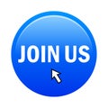 Join us button Royalty Free Stock Photo