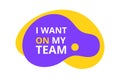 Join us sticker Royalty Free Stock Photo