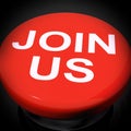 Join Us Switch Shows Joining Membership Register Royalty Free Stock Photo