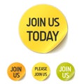 Join us today button