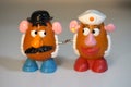 Joined at the hip - Potato heads Royalty Free Stock Photo