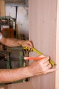 Joiner at work Royalty Free Stock Photo