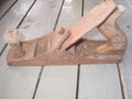 joiner tools - rusty plane on gray