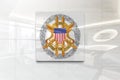 Joint chiefs of staff on iphone realistic texture Royalty Free Stock Photo