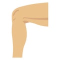 Basic RGB joint, knee, Vector Illustration icon which can easily modify