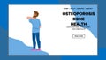 joint osteoporosis bone health vector