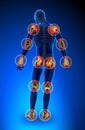 Joints pain - full figure