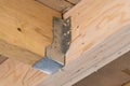 Joist truss bracket Royalty Free Stock Photo