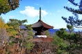 Jojakkoji Temple, a Buddhist temple in a serene forest at Sagaogurayama Oguracho,