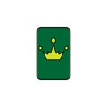 Joker card . Element of Casino icon for mobile concept and web apps. Detailed Joker card can be used for web and mobile