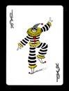 Joker colorful playing card, Royalty Free Stock Photo