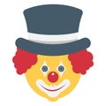 Joker Face Vector icon which can be easily modified or edit Royalty Free Stock Photo