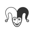 Joker head graphic icon