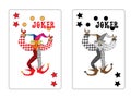 Joker playing card Royalty Free Stock Photo