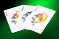 Jokers cards Royalty Free Stock Photo