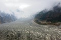 Jokul and glacier landscape Royalty Free Stock Photo