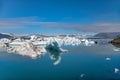 Jokullsarlon glacier lagoon, Iceland in summer season