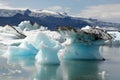 Iceland - Jokulsarlon glacier and Glacier lagoon Royalty Free Stock Photo