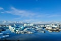 The Jokulsarlon glacier lagoon in Iceland Royalty Free Stock Photo