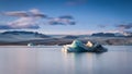 Jokulsarlon glacier lagoon Royalty Free Stock Photo