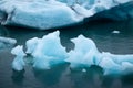 Jokulsarlon glacier lagoon, Vatnajokull national park, Iceland. Ocean bay and icebergs. Summer season. Natural Icelandic landscape Royalty Free Stock Photo