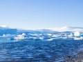 Jokulsarlon glasier lagoon in Iceland