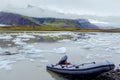 Jokulsarlon Ice Lagoon. Vatnajokul National Park Southeastern. Iceland.