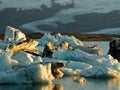 Jokulsarlon iceberg in the glacier lagoon