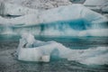 Jokulsarlon laggon in Iceland Royalty Free Stock Photo