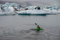 Jokulsarlon laggon in Iceland Royalty Free Stock Photo