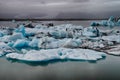 Jokulsarlon laggon in Iceland Royalty Free Stock Photo