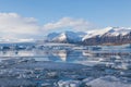 Jokulsarlon lagoon, Beautiful cold landscap