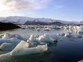 Jokursarlon icebergs