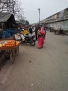 Jokwa market kushinager lady and baby moter fruit breez