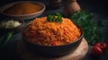 Jollof rice is a popular dish eaten in West African countries. Generative AI