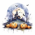 Jolly Pumpkin Illustration Background