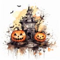 Jolly Pumpkin Illustration Background