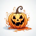 Jolly Pumpkin Illustration Background