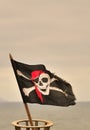 Jolly roger flag Royalty Free Stock Photo