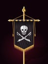Jolly Roger. Jack Pirate Flag Royalty Free Stock Photo