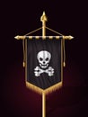 Jolly Roger. Jack Pirate Flag Royalty Free Stock Photo