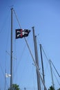 Jolly Roger pirate flag Royalty Free Stock Photo