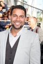 Jon Huertas arrives at the Royalty Free Stock Photo