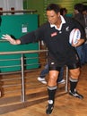 Jonah Lomu at Madame Tussaud's