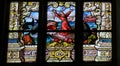 Jonah and the Whale - Stained Glass window